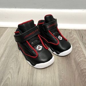 Jordan Sneakers Baby 5C Pro Strong Black with Red Trim